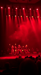 Traditional dance performance held at Liepāja theater