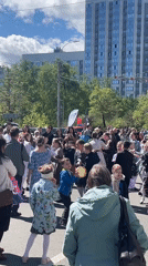 Public emergency vehicle demonstration draws crowds in Ulyanovsk