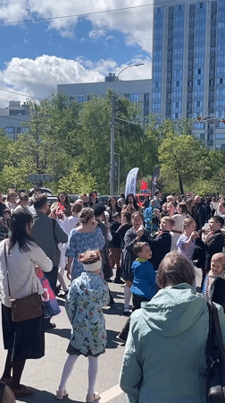 Public emergency vehicle demonstration draws crowds in Ulyanovsk