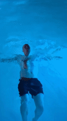 Evening pool scenes captured in Chaikovsky facility