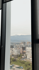 Sofia skyline captured with snow-capped mountain backdrop