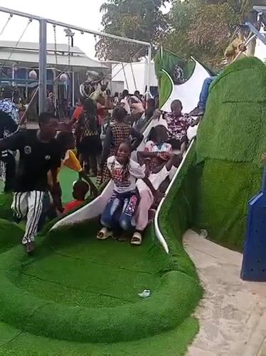 Traditional drum dance celebration held in Tsaunin Kura, Nigeria