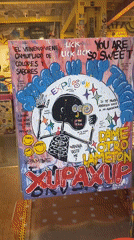 Afternoon walk captures Barcelona street art, shops, sunny scenes
