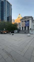 Early morning street life documented across downtown Vancouver