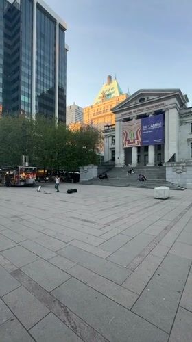Early morning street life documented across downtown Vancouver