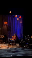 Theater performance staged in Zelenograd with vintage lighting setup