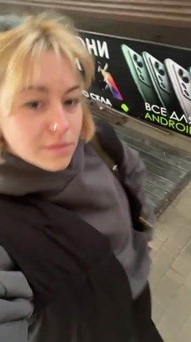 Young women film selfies during golden hour in Odesa