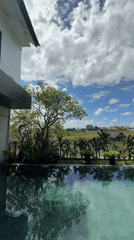 Residential pool scene documented in Mengwi, Indonesia