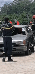 Emergency response training exercise in Da Lat Vietnam