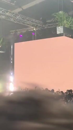 Live concert with dancing crowds captured in Paris
