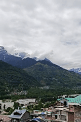 Morning mountain vistas and village life documented in Vashisht