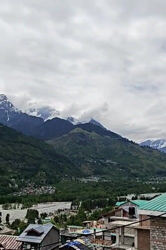 Morning mountain vistas and village life documented in Vashisht