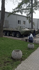 Military vehicles, missile displayed publicly in Votkinsk, Russia