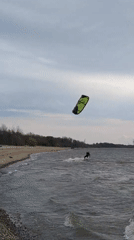 Kitesurfers active on choppy waters near Kronstadt beach