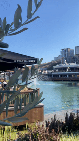Afternoon at ArenaPark's lakeside mall in Küçükçekmece, Istanbul