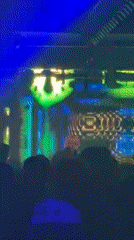 London nightclub hosts music event with digital visuals