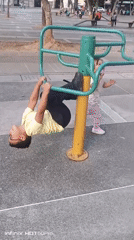 Evening park life captured in Caracas with children playing
