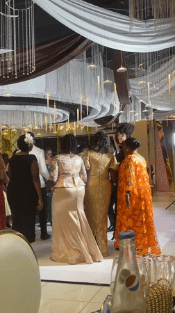 Evening wedding reception unfolds in decorated Dar es Salaam venue