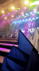 Outdoor concert with fireworks draws crowds in Navapolatsk, Belarus
