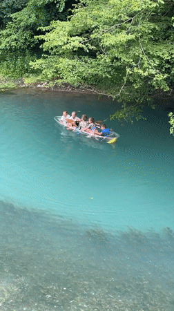 Blue Lake kayaking and dining adventure in New Athos