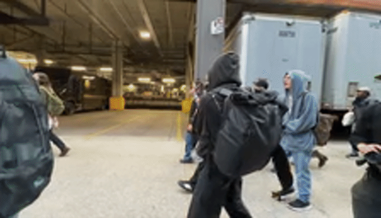 Pro-Palestinian demonstration held in New York industrial area