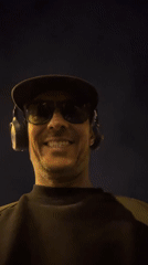 Barcelona street selfie video recorded among small gathering