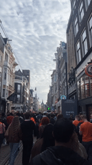 King's Day crowds fill Amsterdam streets in orange