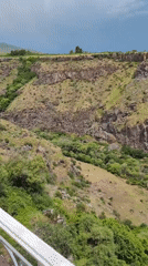 Canyon overlook dining experience in Ohanavan, Armenia