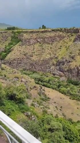Canyon overlook dining experience in Ohanavan, Armenia
