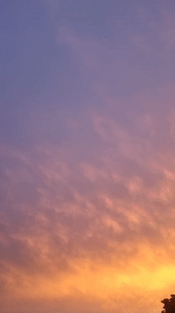 Colorful sunset captures witness's spiritual reflection in Jos, Nigeria