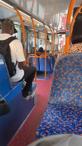 London witness captures ordinary bus rides, shopping scenes