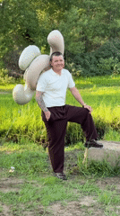 Family celebrates 36th birthday picnic by Kama River, Chaikovsky