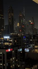 Dubai evening scenes captured from skyline to street level
