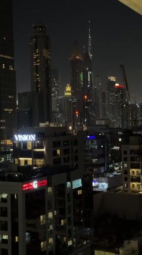 Dubai evening scenes captured from skyline to street level