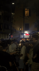 Evening incidents reported across Milan involving crowds, social media