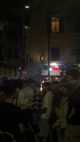 Evening incidents reported across Milan involving crowds, social media