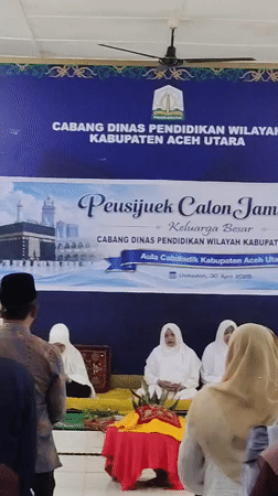 Acehnese blessing ceremony held for Hajj pilgrims in Indonesia