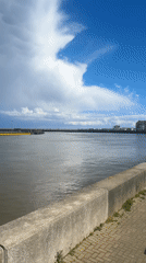 Waterfront scenes documented in Great Yarmouth including pier, signage