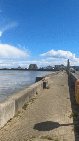 Waterfront scenes documented in Great Yarmouth including pier, signage