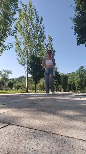 Sunny afternoon at Krasnodar botanical gardens draws casual visitors