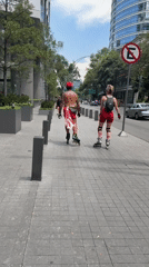 Sunday evening street life documented across Mexico City