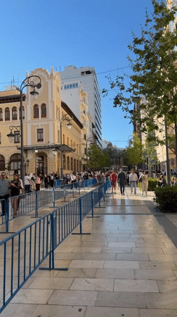 Traditional Valencian dress parade fills Alicante streets