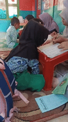 Classroom sessions and outdoor moments at a Warungkiara school