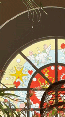 Miami Beach building's stained glass and courtyard documented