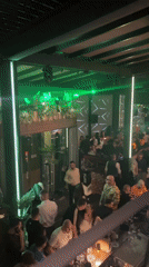 Evening dining and nightlife documented at Varna bar