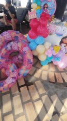 Fourth birthday party celebrated outdoors in Porlamar, Venezuela