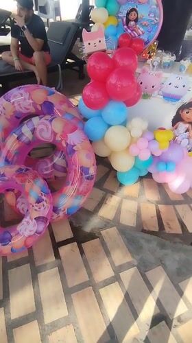 Fourth birthday party celebrated outdoors in Porlamar, Venezuela
