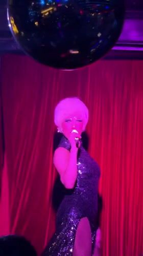 Drag queen performs at Kuta nightclub