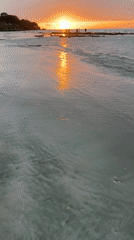 Wedding photoshoot at sunset on a Kuta Selatan beach