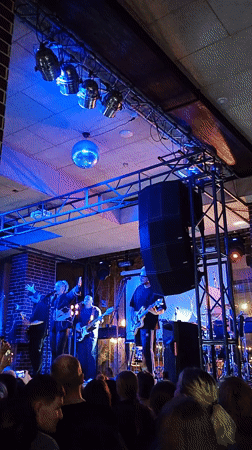 Live band performs at Pintapub venue in Izhevsk, Russia